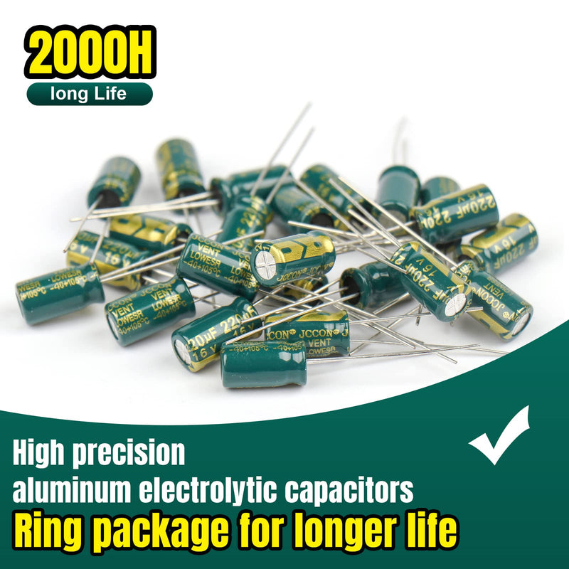 925Pcs 36Values Aluminum Electrolytic Capacitor Assortment Kit Lowesr Capacitors Assorted Kits 1uF 4.7uF 10uF 22uF 47uF 100uF 220uF 330uF 470uF 680uF 1000uF 925Pcs/Box