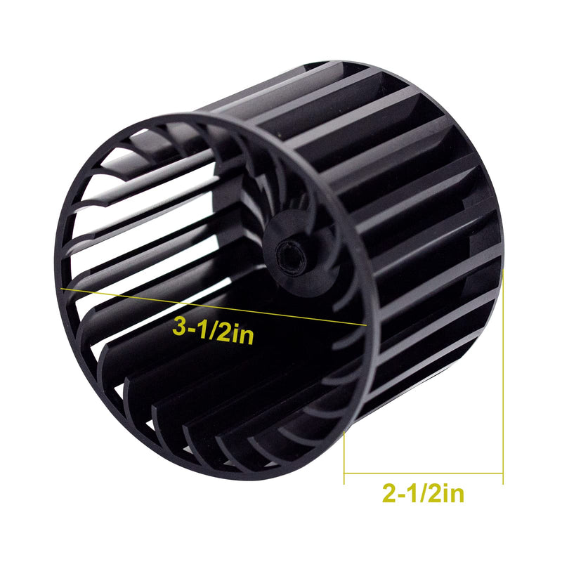 S97009796 Bathroom Fan Motor Blower Assembly for Nutone Broan Bulb Ceiling Heaters Models 162-E/G/J/K/L/M & 164-E/G/J/K/L/M - 70CFM 120V - Replaces AP5608550, 97009796, S97009758