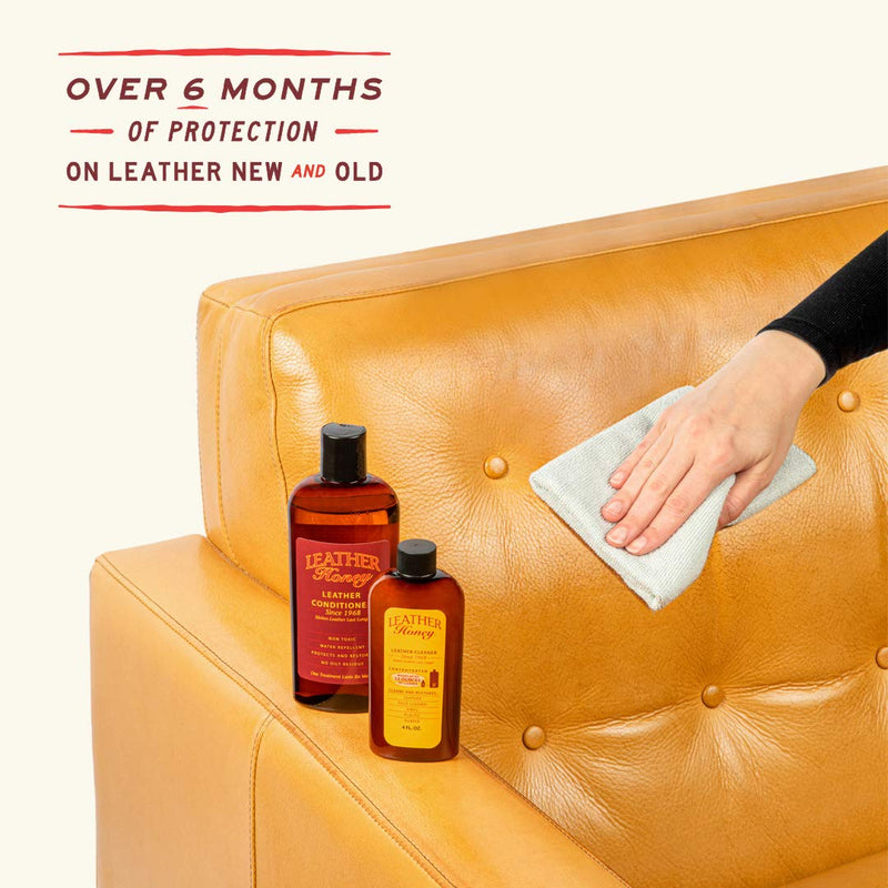 Leather Honey Leather Conditioner, Since 1968. For All Leather Items Including Auto, Furniture, Shoes, Purses and Tack. Non-Toxic and Made in the USA / 8 Fl Oz (Pack of 1) 8 Fl Oz (Pack of 1)