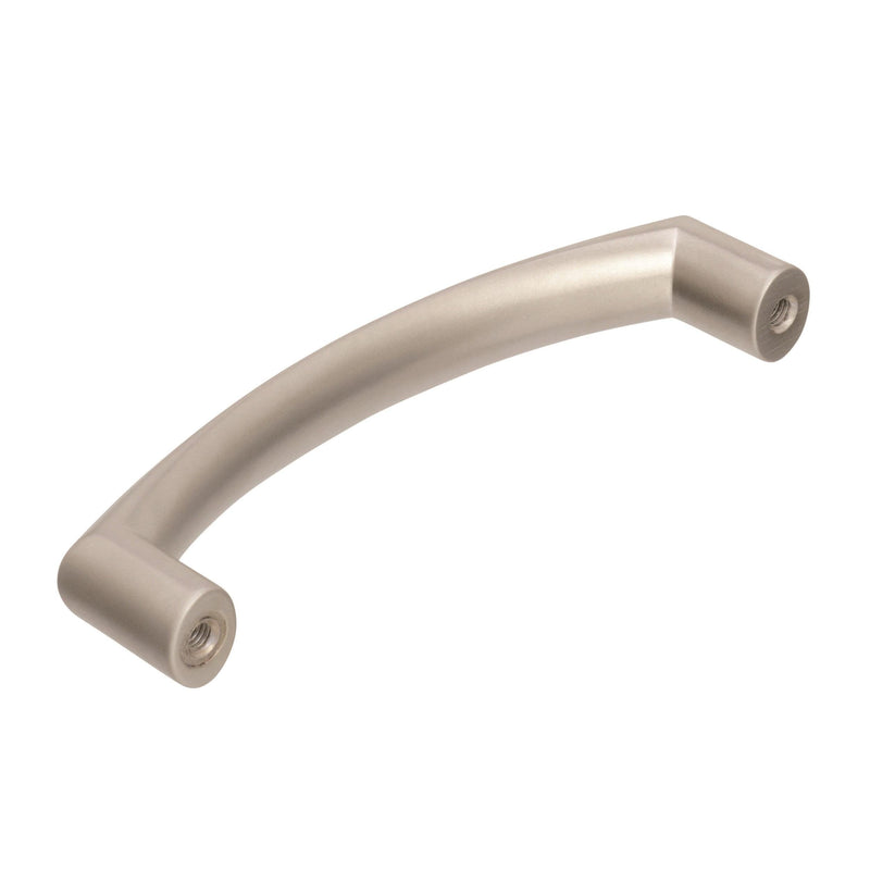 Amerock | Cabinet Pull | Satin Nickel Matte | 3-3/4 inch (96 mm) Center to Center | Essential'Z | 4 Pack | Drawer Pull | Drawer Handle | Cabinet Hardware 96 mm Center-to-Center (Pack of 4)