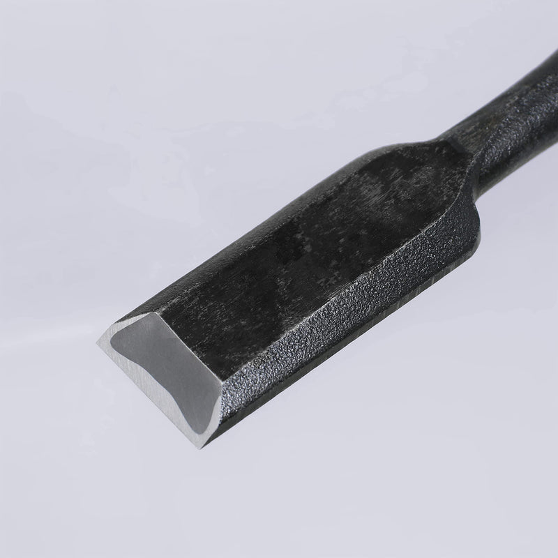 KAKURI Japanese Wood Chisel for Woodworking 1" (24mm), Made in JAPAN, Professional Japanese Chisel Oire Nomi (Hand Forged), Japanese White Steel No.2 Blade, White Oak Wood Handle 24mm
