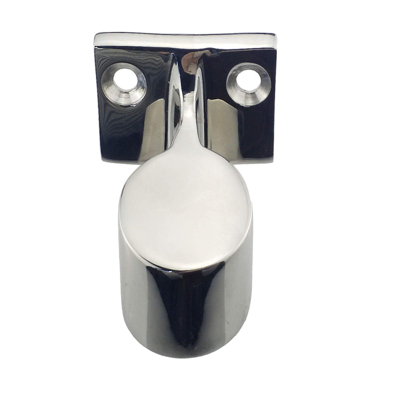 Pair Heavy Duty 316SS 60°Marine Boat Stanchion Hand Rail Fitting Left-Front for 1" Tube End For 1" tube