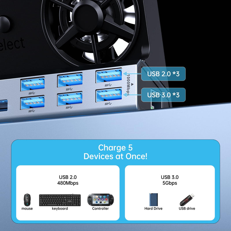 Docking Staion for Steam Deck,11 in 1 Double Fan Steam Deck Dock. VGA prot,1000Mbps Ethernet, PD100W Charging,HDMI 2.0 and DP 4K@60Hz.3 USB 3.0 and 3 USB 2.0 Port. Slot Steam Deck Dock. 11 in 1