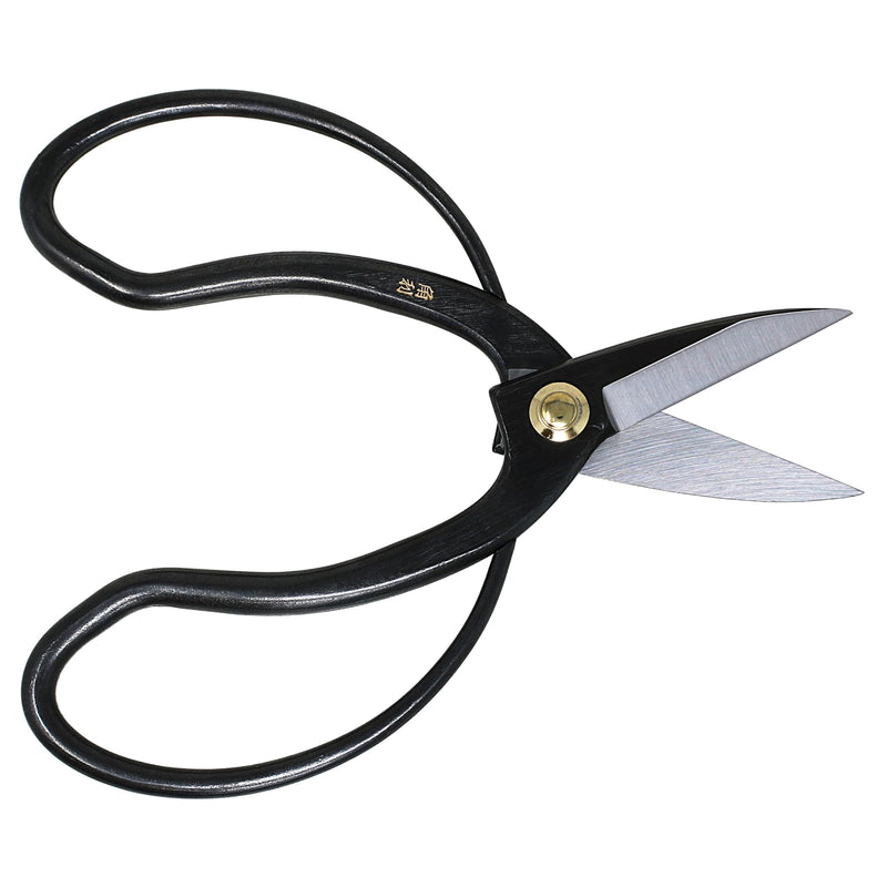 KAKURI Bonsai Scissors Made in Japan 7", Japanese Carbon Steel Blade, Okubo Shears for Bonsai and Garden Use