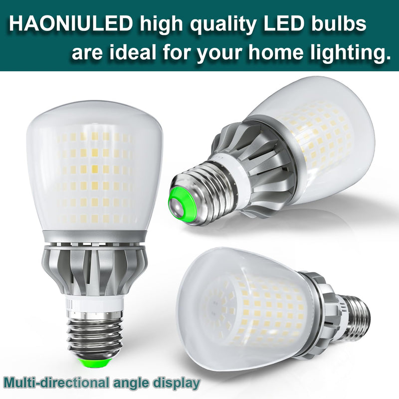A19 LED Light Bulbs, 3670 Lumens E26 LED Bulb, 250W Equivalent, 6000K Cool Daylight White Non-Dimmable, 22-Year Lifetime, 27W Energy Saving for Home Office Garage Cool Daylight White 6000k