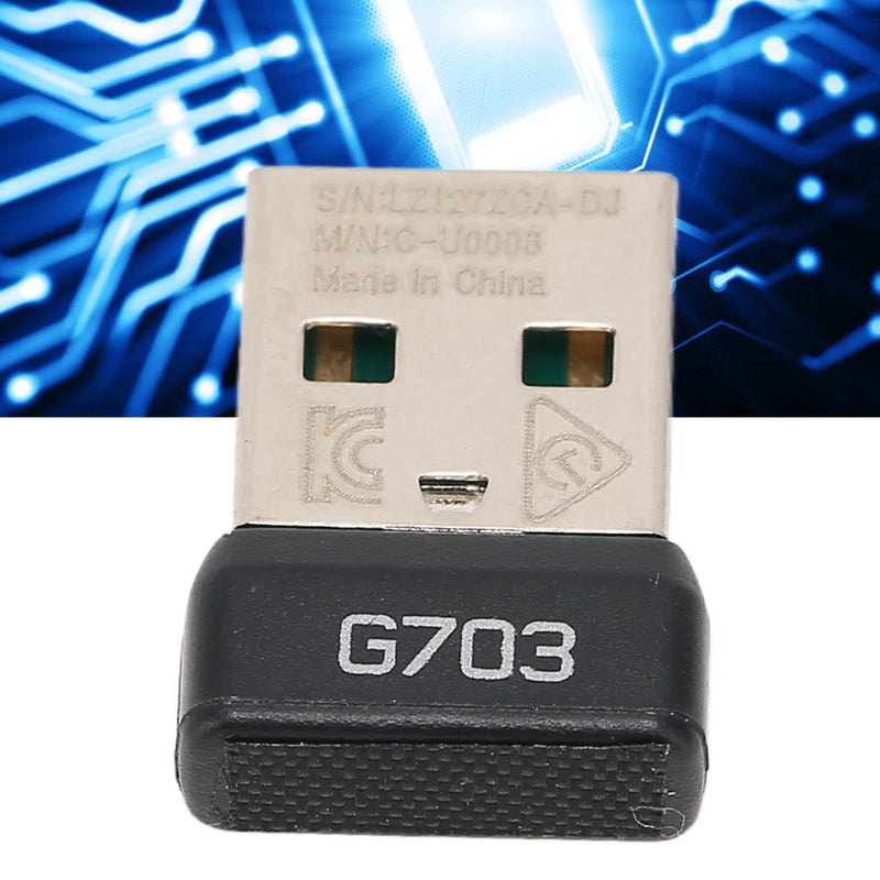 USB Receiver for G703 Lightspeed, 2.4 GHz Replacement for Desktop PC Laptop, Plug and Play