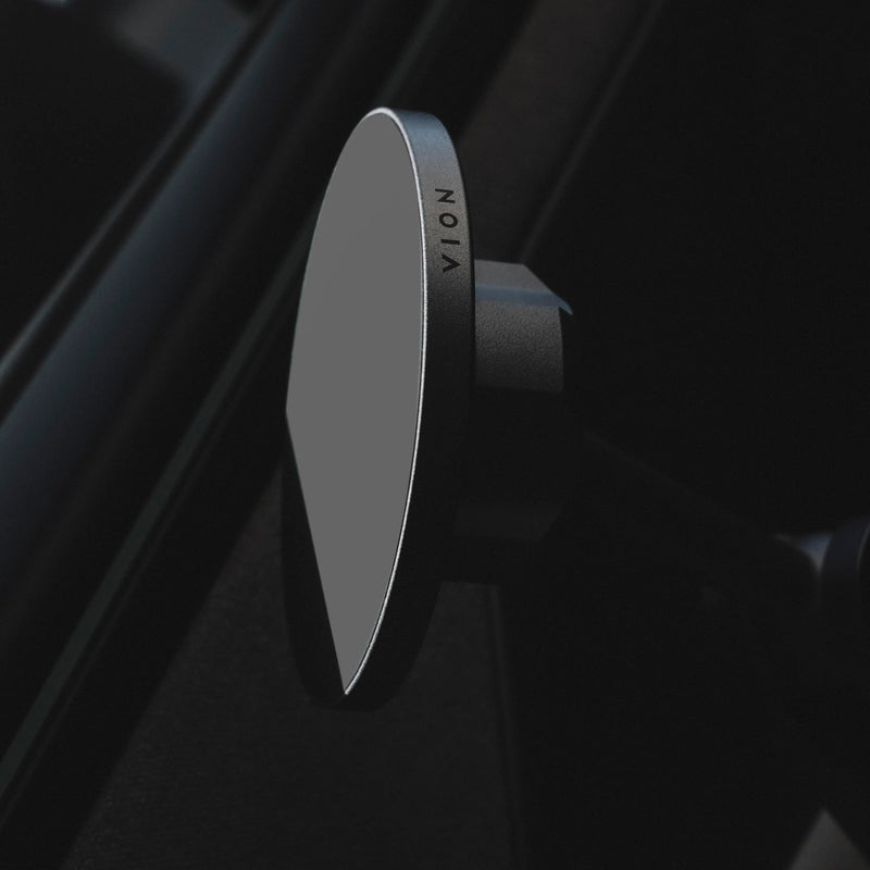 VION Premium Alloy Phone Mount for Tesla Model 3/Y | Fits Model Y Juniper 2026–2025, Model Y 2024–2022, and Model 3 2023–2021; premium alloy design with strong magnetic hold 2026-2022 Model Y, 2023-2021 Model 3