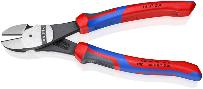 KNIPEX 74 02 200 SBA Comfort Grip High Leverage Diagonal Cutters