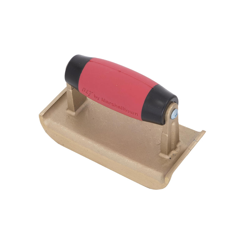 QLT By MARSHALLTOWN Bronze Hand Edgers, Concrete Tools, Soft Grip Handle, 6 x 2-3/4, 7588 One Size