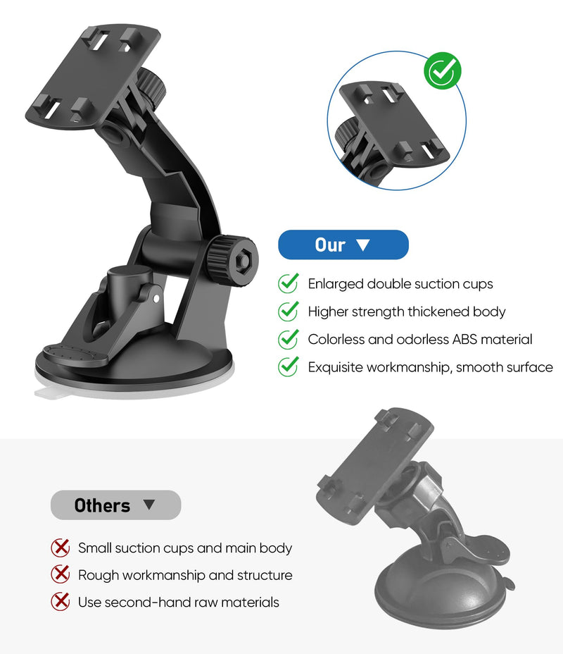 Backup Camera Monitor Mount,(4.3/5 in)PixelMan Upgraded Version Windshield Mount for Backup Camera Monitor,Vehicle Rear View Camera Monitor Suction Cup Bracket,Reverse Camera Display Cup Holder Mount