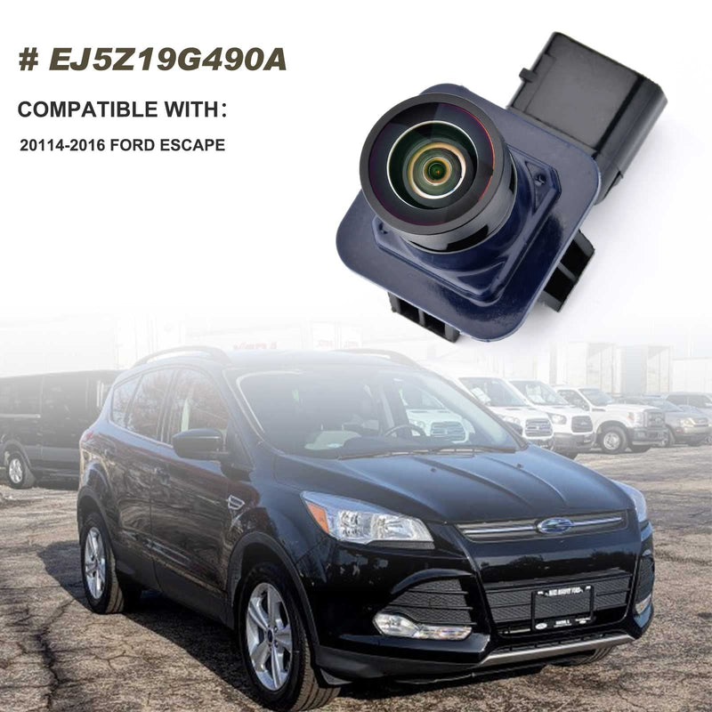 Rear View Backup Camera Compatible with Ford Escape 2014 2015 2016 Parking Assist Camera Replace# GJ5T19G490AD GJ5T-19G490-AB EJ5Z-19G490-A