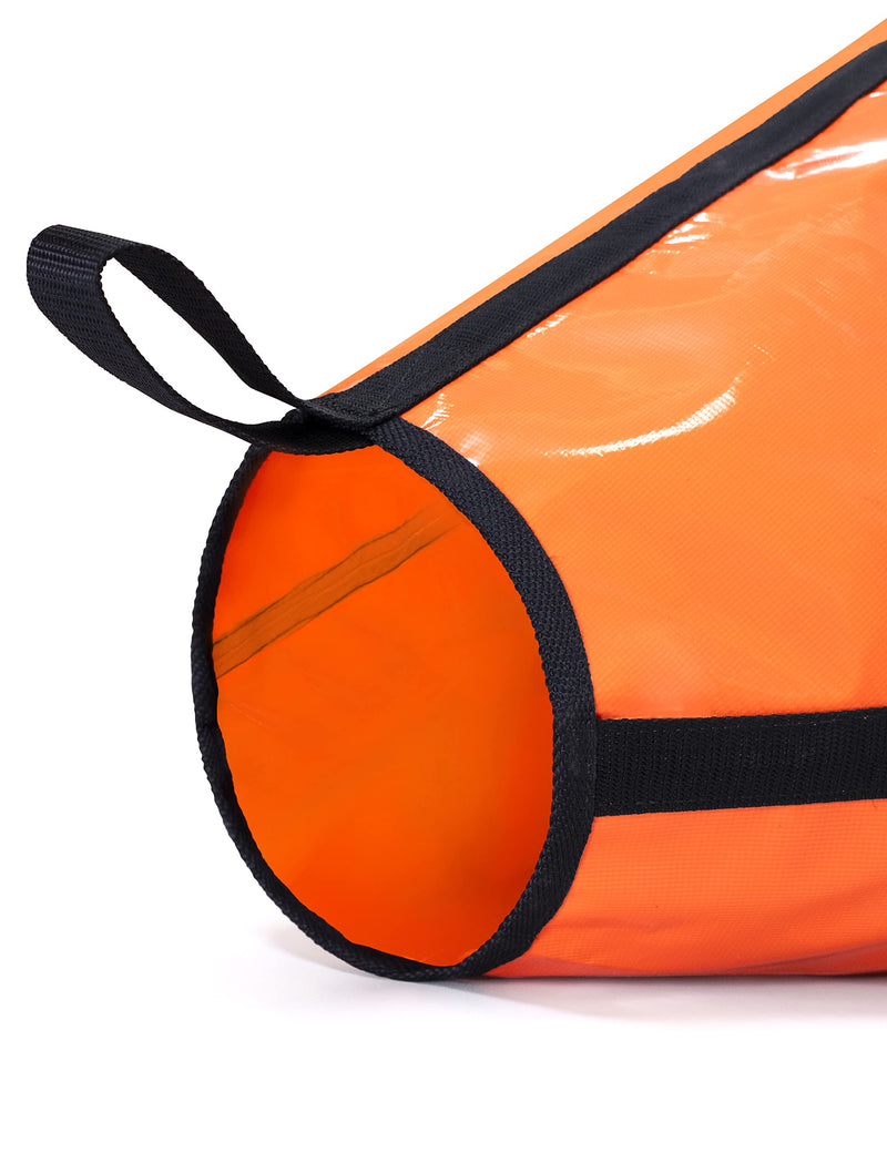 BLUEWING Sea Anchor Drift Sock 840D Nylon 32", 42", 53", 62", 72", 84" Parachute Fishing Drogue for Marine Boat/Jet Ski/Sail Orange/Black/Green/Blue/Yellow 32'' for 15-20ft Boat
