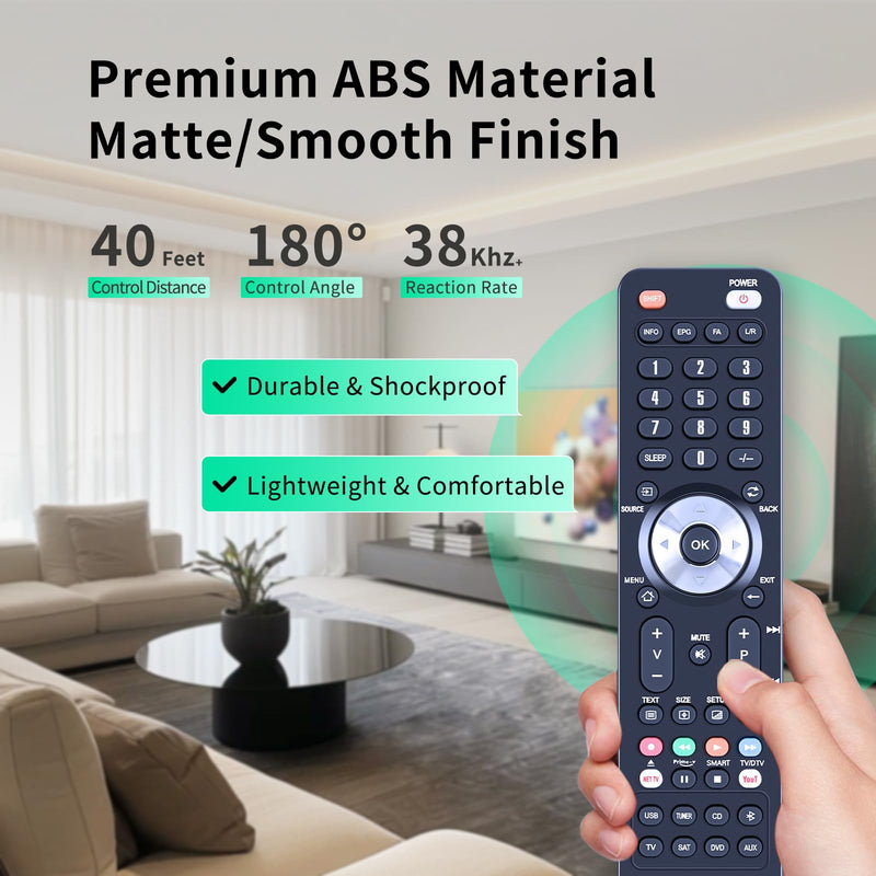 New Replace Remote Control Compatible with ABOX VIMA S4 2.1 FS22CS-2.1 FS21HS-L TV Sound Bar Soundbar Audio Speaker System Remote Control