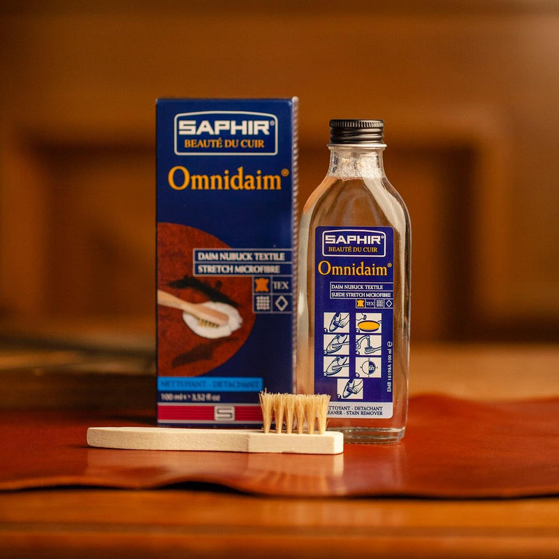 Saphir Cleaner Suede Nubuck Leather Omnidaim 100