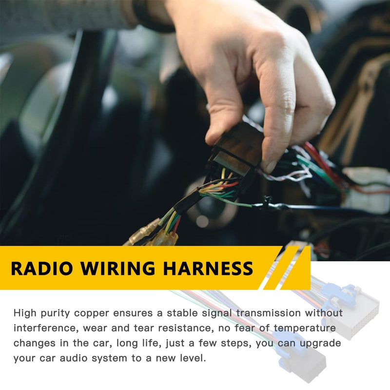 71-2003-1 Radio Wiring Harness Plug Compatible with 2004-2008 Pontiac Grand Prix Car Stereo Replacement(2026 NEW)