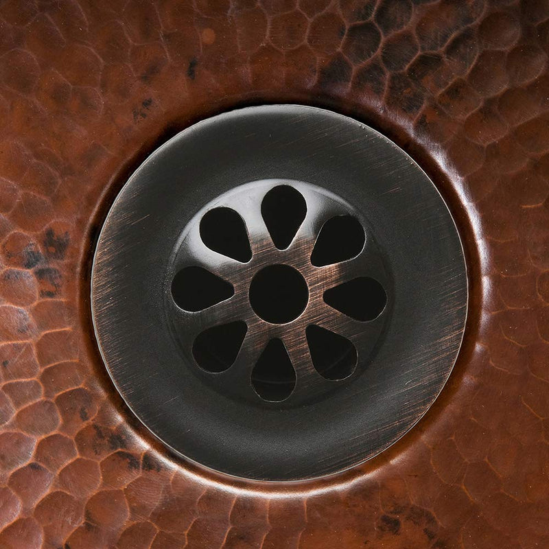 Premier Copper Products D-207ORB 1.5-Inch Non-Overflow Grid Bathroom Sink Drain, Oil Rubbed Bronze