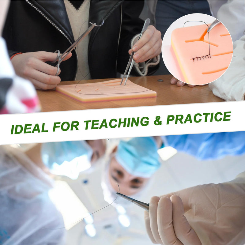 Nylon Suture Practice Thread and Needles for Medical Students Training Only (Pack of 20)