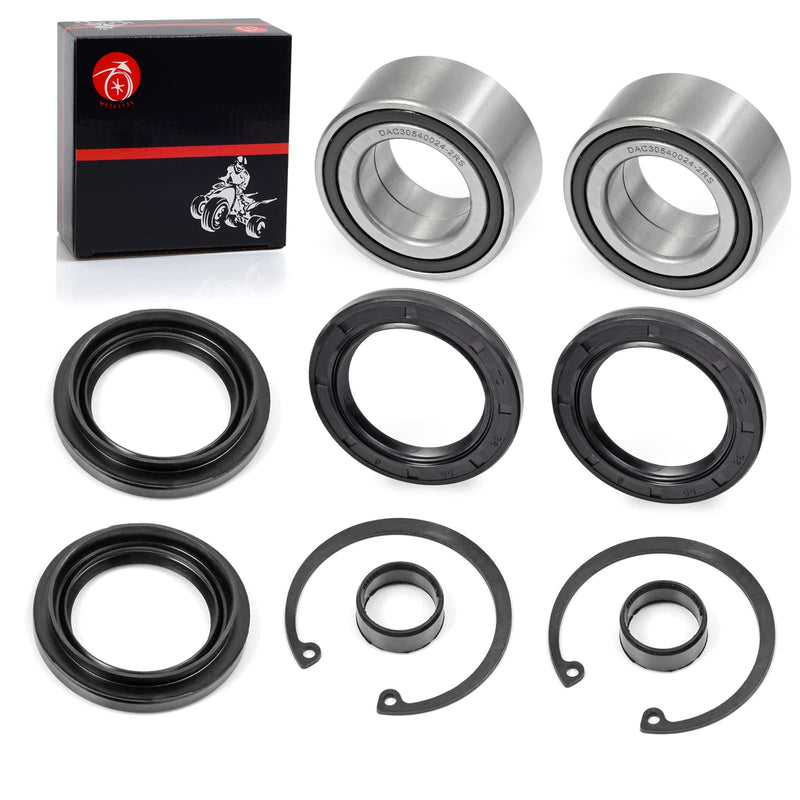 Front Wheel Bearings & Seals Compatible with Honda Foreman 400 TRX400FW Foreman 450 TRX450 S/ES/FE/FM Foreman 500 Rubicon 500 TRX500 Rincon 650 TRX650 Rincon 680 TRX680 1995-2014