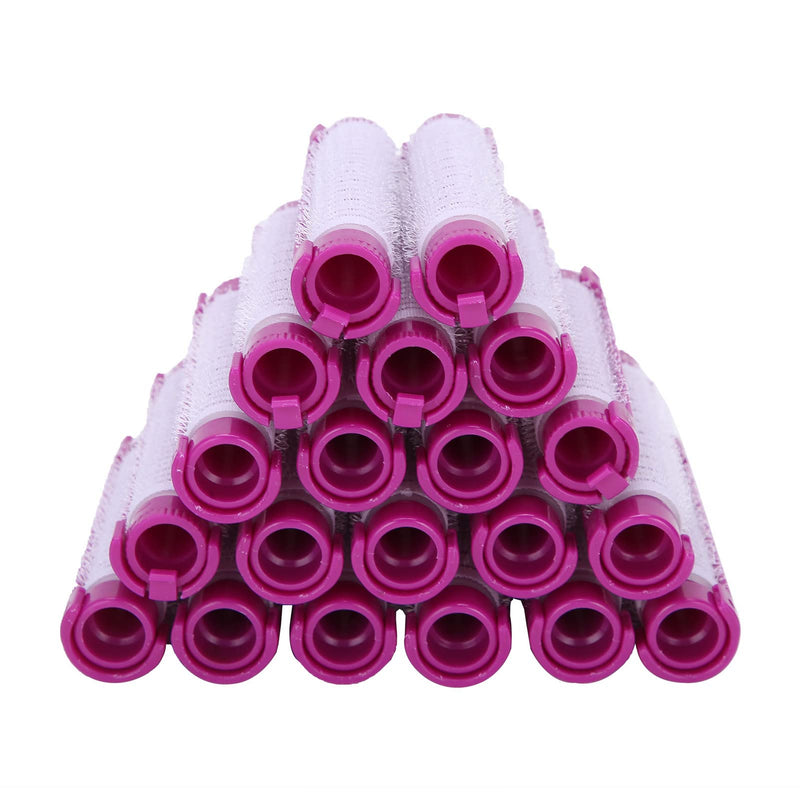 GLOGLOW Hair Perm Rods, No Damage Rollers with Plush Lock Design, for Professional Salon and Home Use, Perfect for Long and Short Hair Styling Tools (Purple) Purple