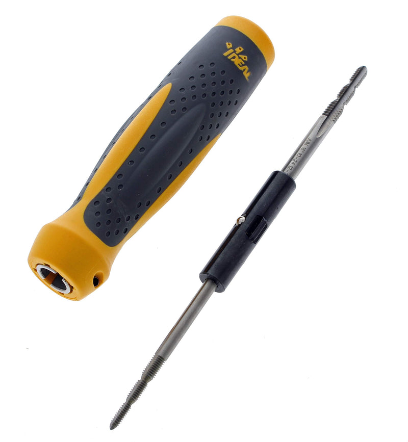 IDEAL Industries INC. 35-922 6-in-1 Twist-A-Nut Tapping Tool – Robust Screwdriver Tool w/Textured Santoprene Grip, Interchangeable Head