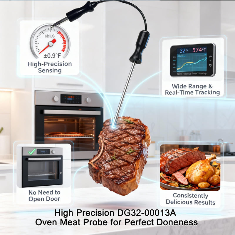 DG32-00013A Range Oven Meat Probe Sensor for Samsung Oven Meat Probe DG32-00013A Oven Meat Temperature Probe