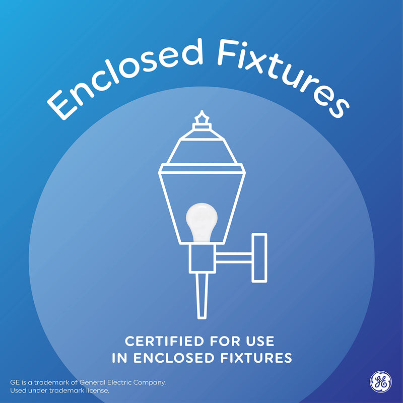 GE LED+ Dusk to Dawn A21 LED Light Bulb, Automatic On/Off Outdoor Light, 13W, Daylight (3 Pack) 3 Bulbs