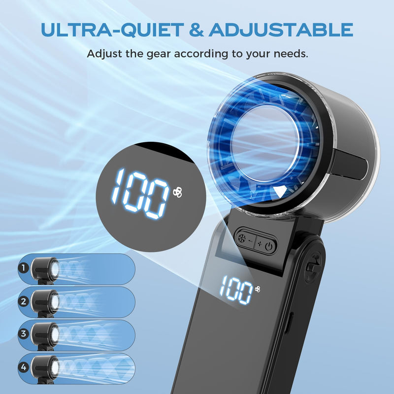 Handheld Fan with Ice Cooler