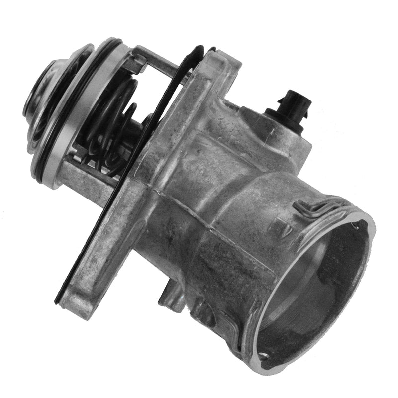 TRQ Thermostat w/Housing Compatible with Mercedes Benz C230 C280 C300 C350 E350 ML350 SLK350 ECA92787