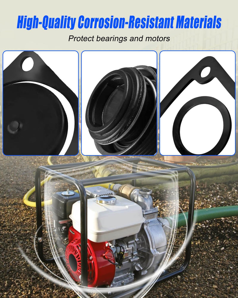 2 Inch Pump Gasket Mechanical Seal Fit for Honda WB20XT3 WH20XTAF Champion 100742 100113 Pulsar Red Lion 4RLAG-2H 5RLAG-2L DuroMax XP652WP 7HP Generac, Leak Proof Pump Gasket O-Ring Seal
