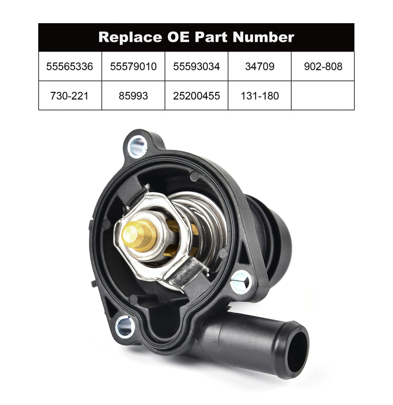EVIL ENERGY Thermostat Housing Assembly,55565336 902-808,Compatible with 2013-2020 Buick Encore 2011-2016 Chevrolet Cruze