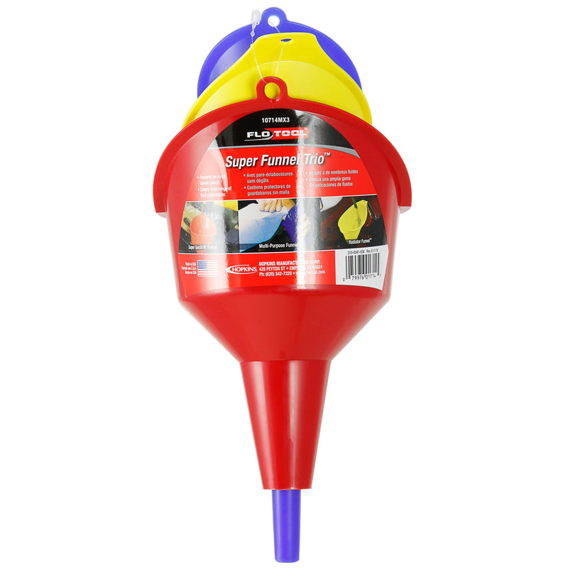 FloTool 10714MX3 Super Funnel Trio Pack of 1