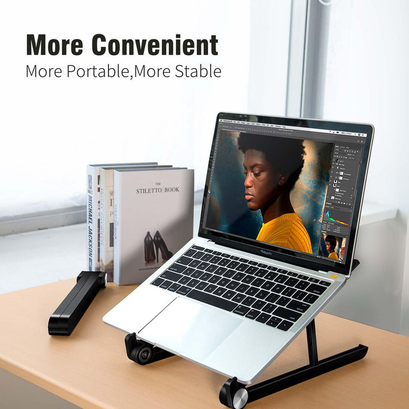 Portable Laptop Stand for Dell Alienware M18 R1 R2 18 Area 51 Gaming Laptop for Desk.Made of Reinforced Nylon,304 Stainless Steel Silicone,Provides Rock-Solid Stability for an 18 inch Laptop