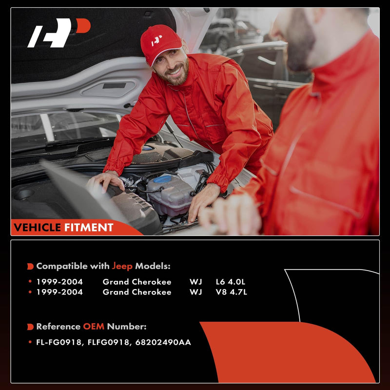 A-Premium Fuel line Kit Compatible with Jeep WJ Series Grand Cherokee 1999-2004, 4.0L 4.7L, Replace# FLFG0918