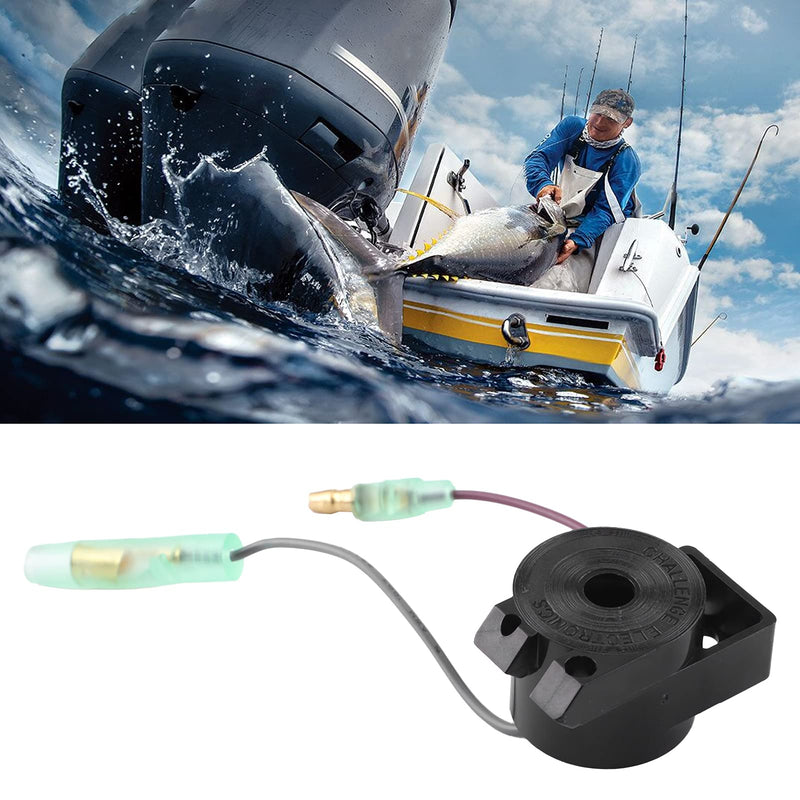 KIMISS Electronic Buzzer Alarm Sounder Boat Warn Alarm Outboard Alarm Buzzer Audio Warn Alarm Remote Control Box Outboard Engine Alarm Single and Double Key Panel