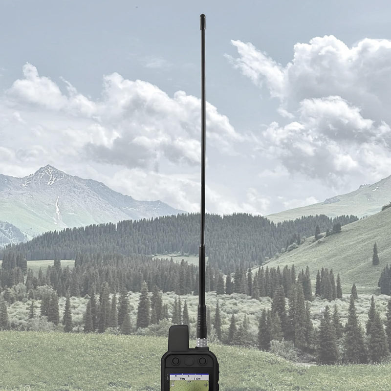 Long Range Upgrade Whip Flexible Receiver Replacement Antenna(Black) Perfect for Garmin GPS Alpha 100 200 200i 300 300i Astro 220 320 430, Effective Extended Remote Range, Eifagur
