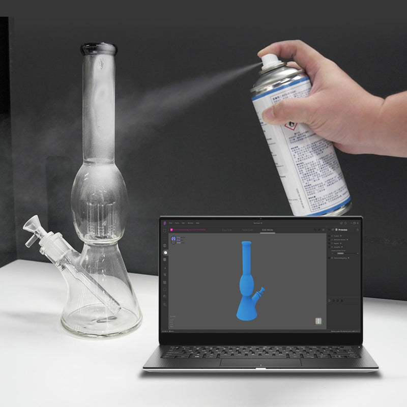AESUB Blue Spray for 3DMakerpro 3D Scanner, Suitable for Reflective, Transparent Surface or Highly Textured Surfaces 400ml
