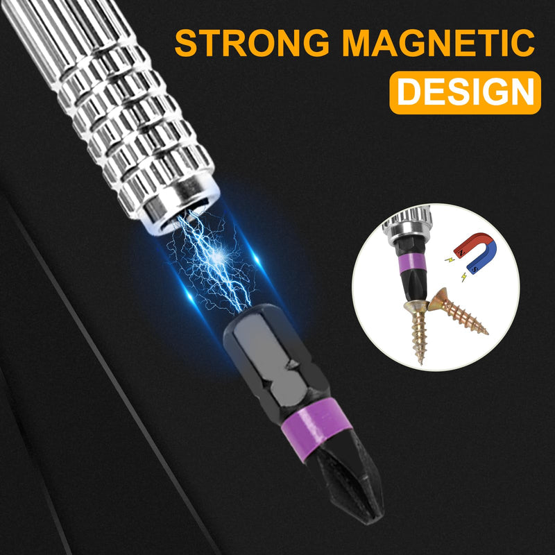 40 in 1 Magnetic Ratchet Screwdriver Set, Multi Bit Magnetic Ratcheting Screwdriver Set with Detachable Ratchet Handle, Repair Tool Kit for Computer Bicycle Furniture DIY