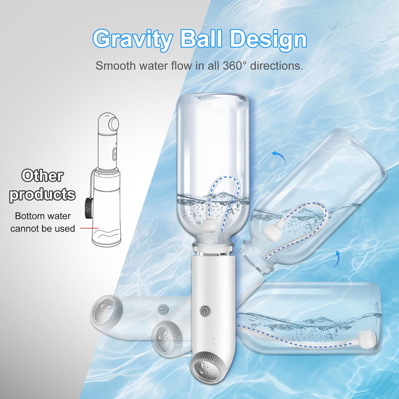 Portable Travel Bidet with Water Absorbing Ball, 360° Full Usage Electric Handheld Bidet Sprayer, Rechargeable USB-C, Dual Modes Feminine Washer for Postpartum Care, Camping & Personal Hygiene