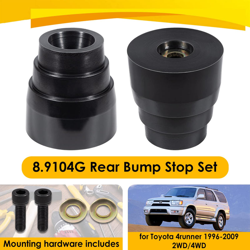 8.9104G Rear Bump Stop Set (One Pair) for Toyota 4runner 1996-2009 2WD/4WD