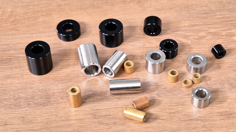 MECCANIXITY 6pcs M14 Metal Spacers, 9/16" IDx7/8" ODx5/8" Length Stainless Steel Spacer Round Unthreaded Standoff Bushing Plain Finish for Screw Bolts, Silver 14x22x15mm M14 x 22 x 15 mm