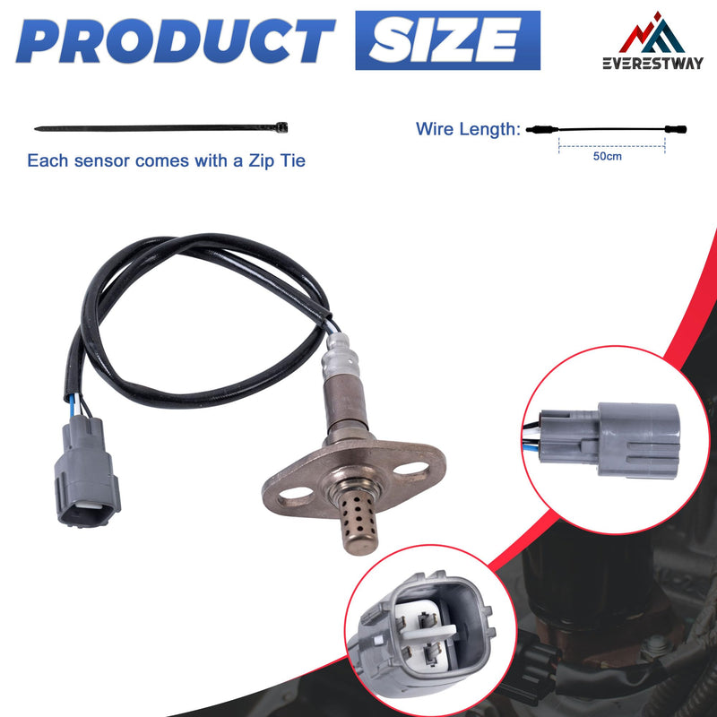8946509040 Oxygen Sensor Upstream or Downstream Compatible with Toyota 4Runner Land Cruiser Pickup Sequoia Tundra Tacoma Lexus LX470 2PCS