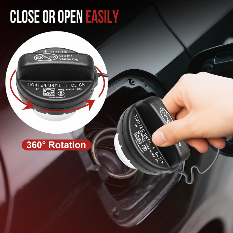 Gas Cap Fuel Cap 77300-07030 for 2014-2021 Toyota Venza Highlander Sienna Tacoma Camry RAV4 Corolla Avalon Tundra Sequioa,Lexus CT200h UX200 ES300h ES350 GS450h NX300h RX350 LC500,77300-53030 Gas Caps