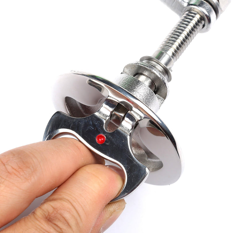 Thorn Boat Cam Latch Stainless Steel Marine Hatch Pull with Back Plate Standard Back Plate-1 pcs