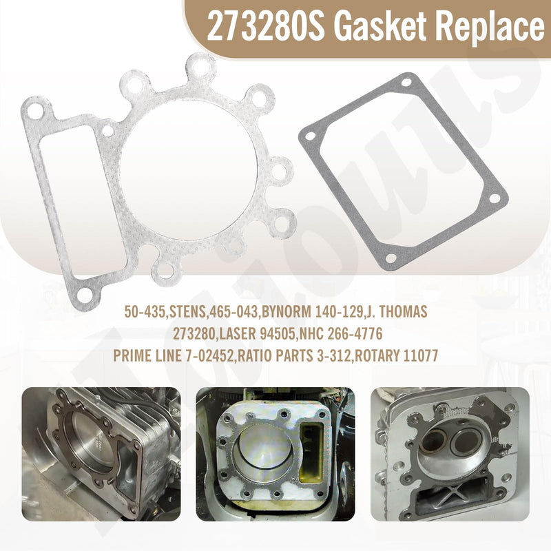 273280S & 272475S Gasket, Compatible with BS Cylinder Head Gasket 273280 272614 210702
