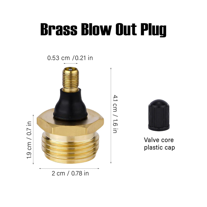 Upgrade RV Winterizing Kit with Brass Blow Out Plug & Antifreeze Pump - 2-Step Air Blow + Freeze Protection System (RV Winterizing Kit & Blow Out Plug) Rv Winterizing Kit & Blow Out Plug