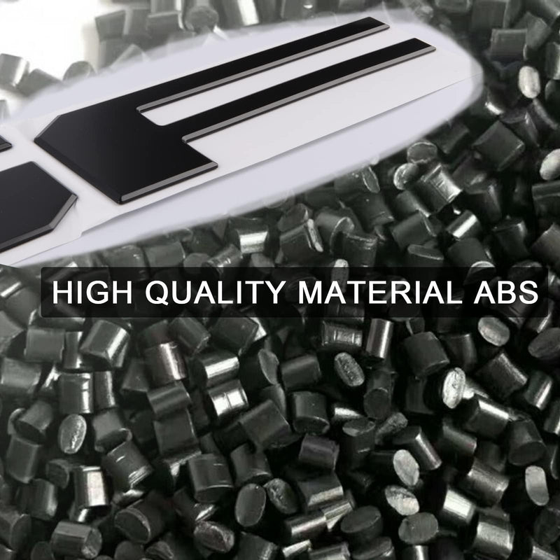 Tailgate Insert Letters Compatible with f150 2021 2022 2023 2024 2025 3D Emblems with Strong Adhesive 250530 Matte Black