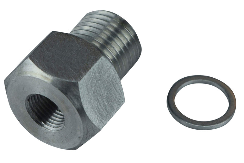 ICT Billet LS Engine Swap M16 1.5 Adapter to 1/8 NPT Oil Pressure Sensor LS1 LM7 LR4 LQ4 LS6 L59 LQ9 LM4 L33 LS2 LH6 L92 L76 LY2 LY5 LY6 LC9 LFA LH8 LMG LS3 L98 L9H L20 L94 LZ1 L99 L96 LC8 L77 551172