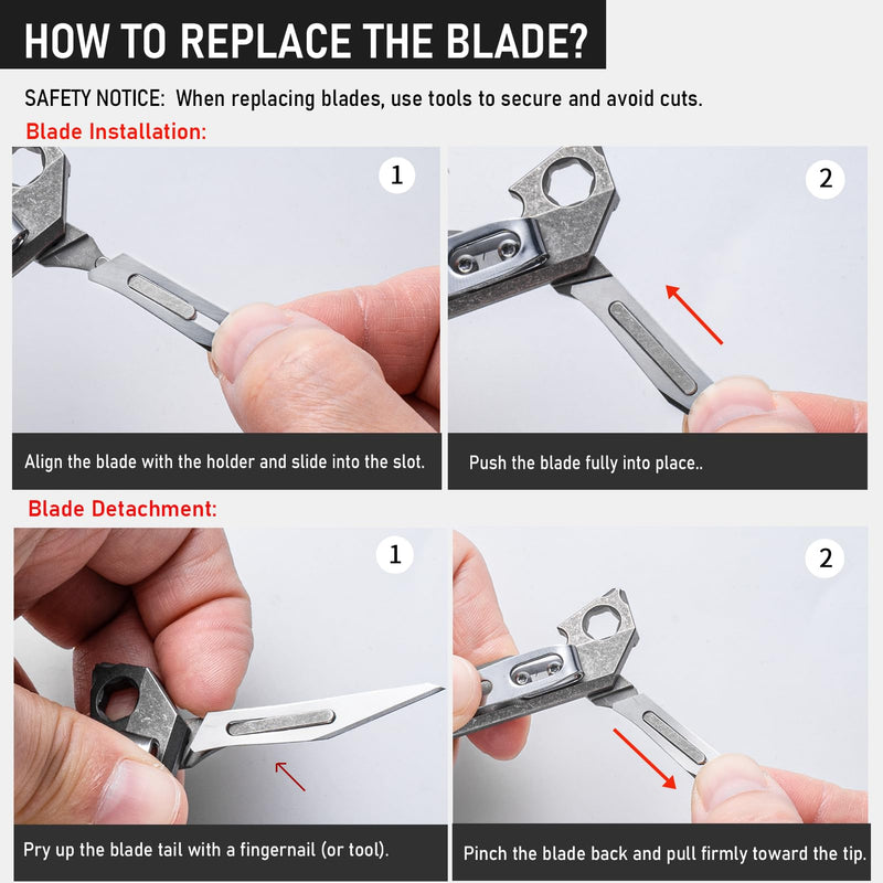 5-in-1 Portable EDC Pry Bar Multi Tool, Ultra-durable & Lightweight (Matte) | Multi-tool,Ultra-lightweight, High strength & sturdy, Rust & corrosion proof, Ideal for Daily Outdoor, Camping, Repairs Matte