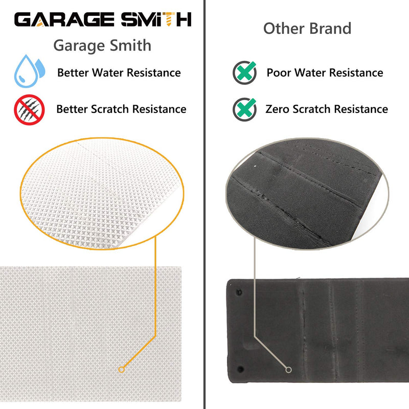 Garage Smith GWP04 Garage Wall Protector Car Door Protectors, Designed in Germany (4-Pack) White