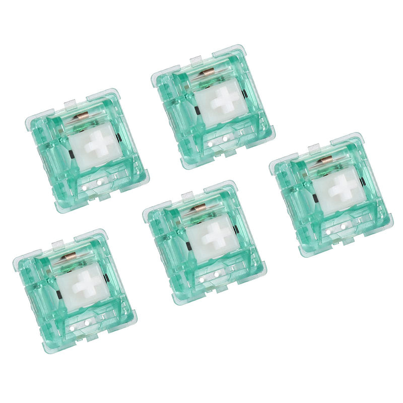DUROCK Silent Shrimp Switches, Silent T1 Tactile Switches 67g, 5 Pins Pre-Lubed MX Silent Keyboard Switches (Silent Shrimps, 90pcs)